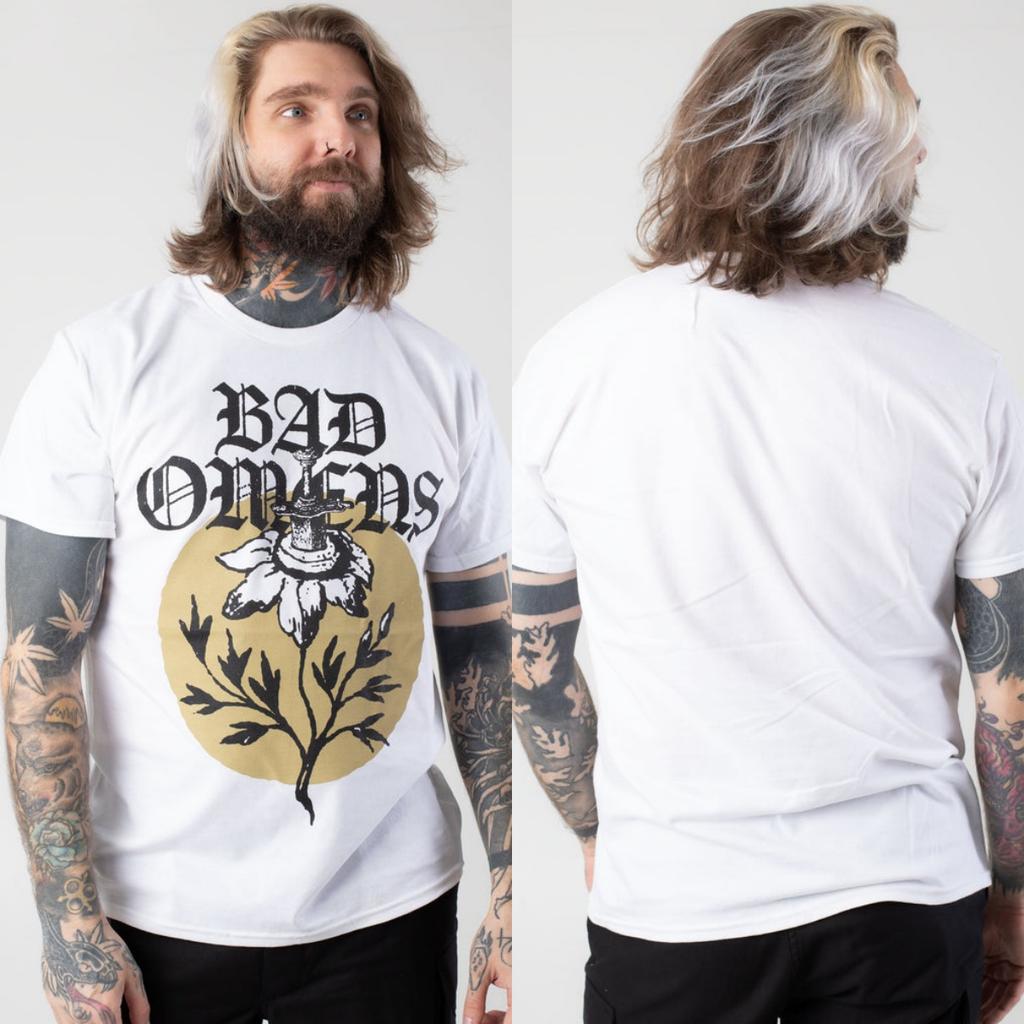 Pop Bad Omens Graphic Cotton Tshirt Unisex Summer Short Sleeve Fashion Brand Tee Luxury Casual Vintage Tees