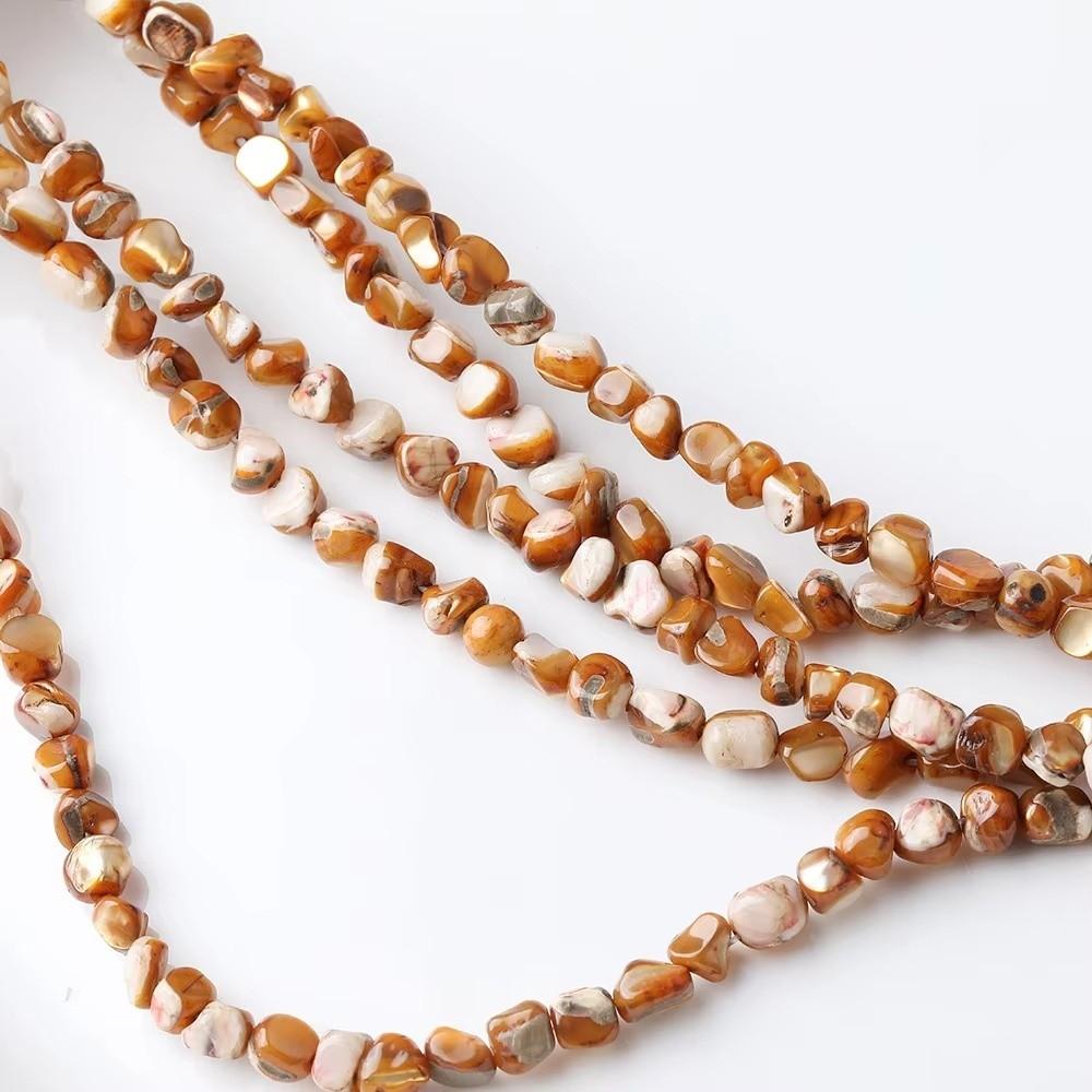 1 Strand Small Hole Beads Shell Beads Irregular Shape Beads For Jewelry DIY For Bracelet Craft