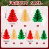 9 Pack Paper Christmas Tree Christmas Honeycomb Paper Tree Honeycomb Christmas Trees 3D Xmas Tree Table Decorations Indoor Hangi