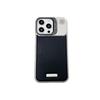 Applicable To Apple 17promax Magnetic Mobile Phone Case iPhone16 Plain Leather Ultra-thin Borderless 15 Lens Holder Cover