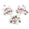 Headwear Garland Rabbit Ears Floral Flower Hair Accessories Baby Girl Headband