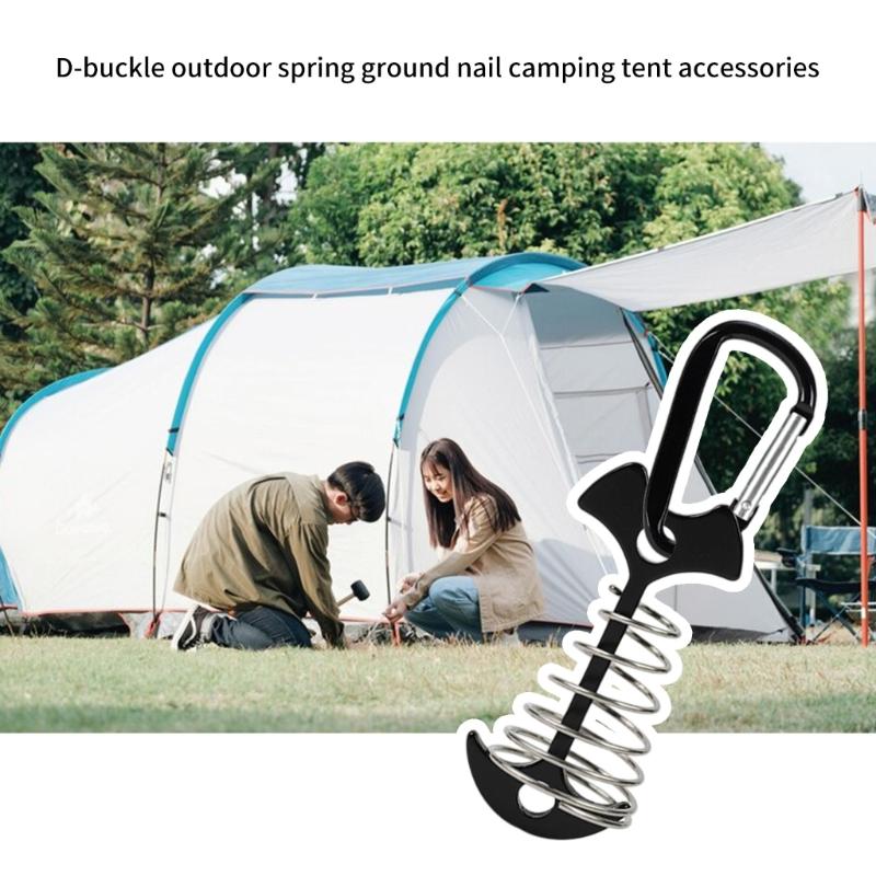 8lots Wind Resistant Stakes Portables Tent Pegs Multifunctional Beach Tent Pegs for Camping Enthusiasts