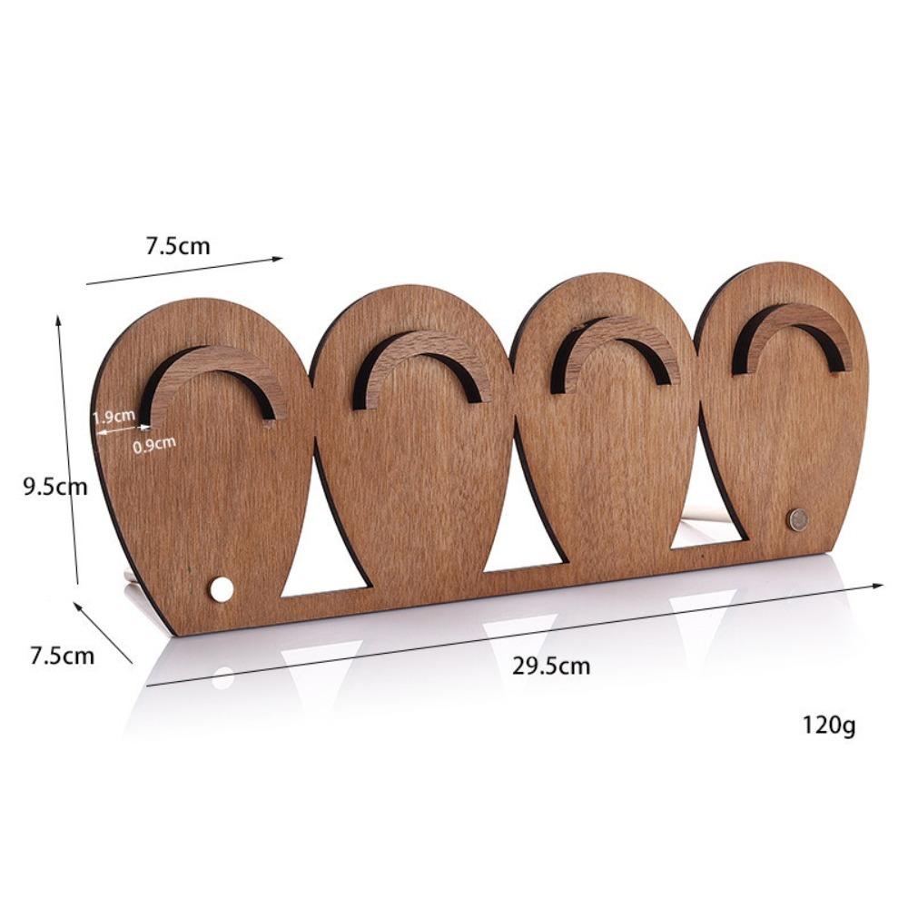 Firm Bracelet Display Rack Wood Necklace Display Stand Classic Ornaments  Storage Case  Jewelry