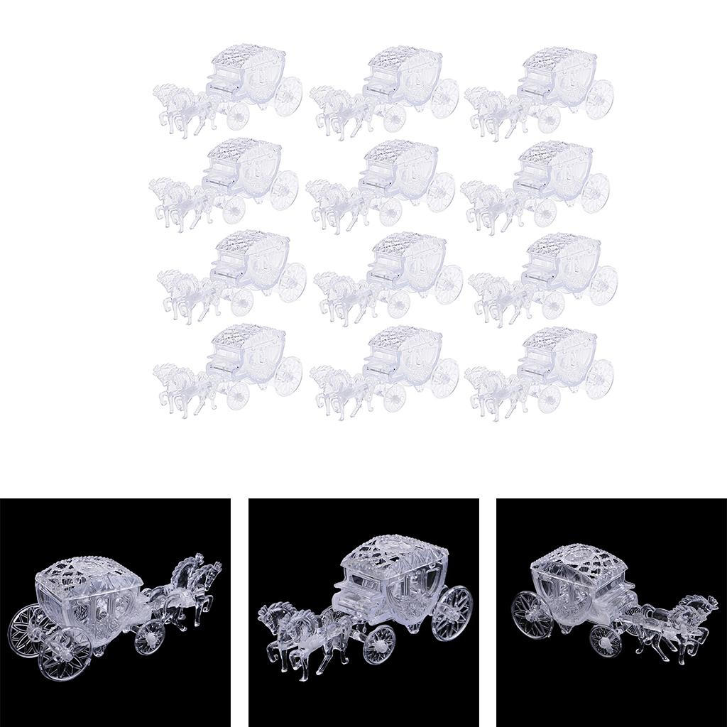 

24шт прозрачные хрустальные подарочные коробки для конфет для детского душа