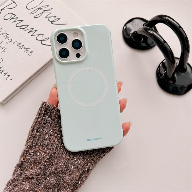Candy Color Fold Love Heart Bracket Magnetic Case For iPhone 17 16 15 14 13 Pro Max Phone Back Cover Compatible with MagSafe