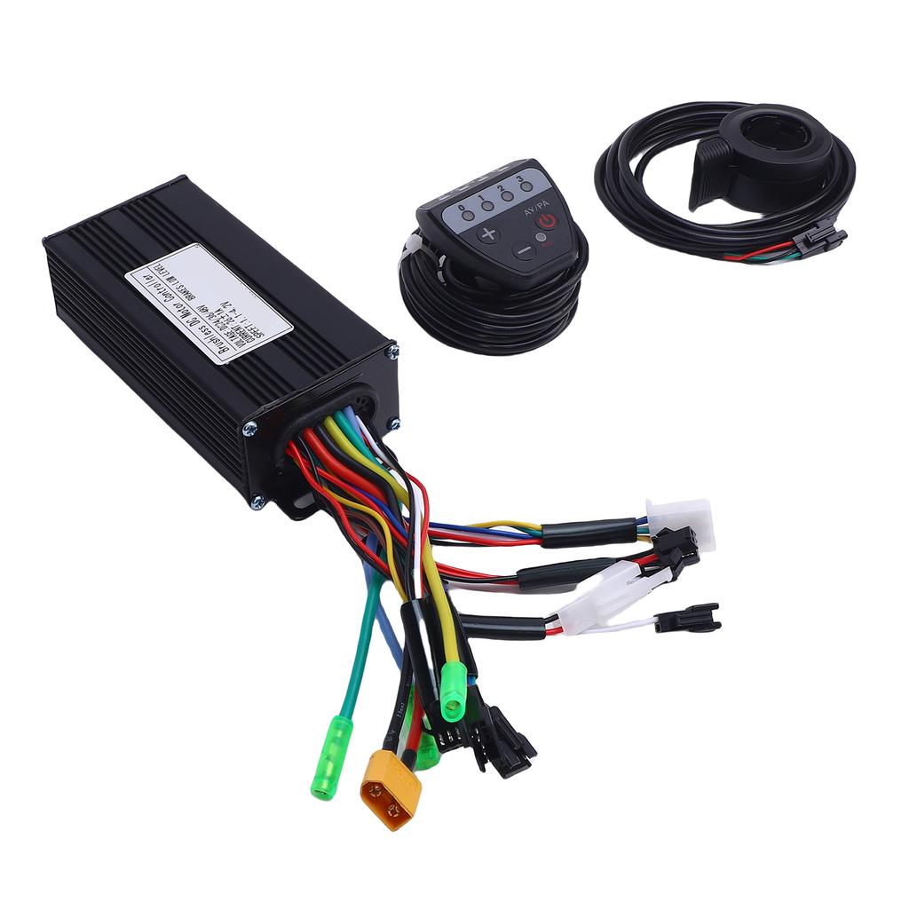 LED Display Meter 3 Modes 26A Controller for Brushless Motor 130X Throttle Grip Electric Bike Modifi