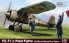 IBG Polish PZL11c Gull Wing Fighter with Pilot and Ground Crew Plastic PB32005 1/32 Figures, Model, (Airplane)