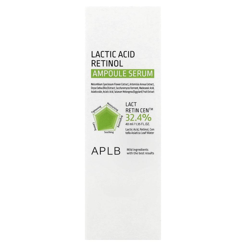 APLB, Lactic Acid Retinol Ampoule Serum, 40ml (1.35 fl oz)