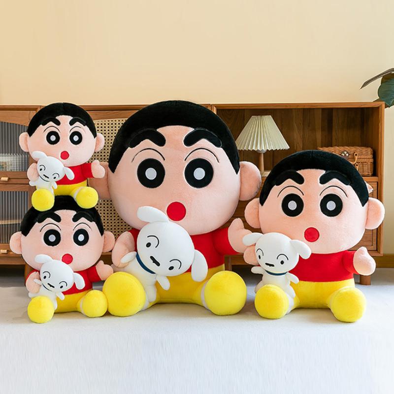 Crayon Shin Chan Plush Toy Anime Shiro Doll Stuffed Puppy Cartoon Decor Gift