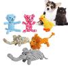 Handcrafted Animal Pet Toys For Dogs Featuring Colorful Cotton Rope Durable Chew Duck Giraffe Moose Ideal For Interactive Playtime