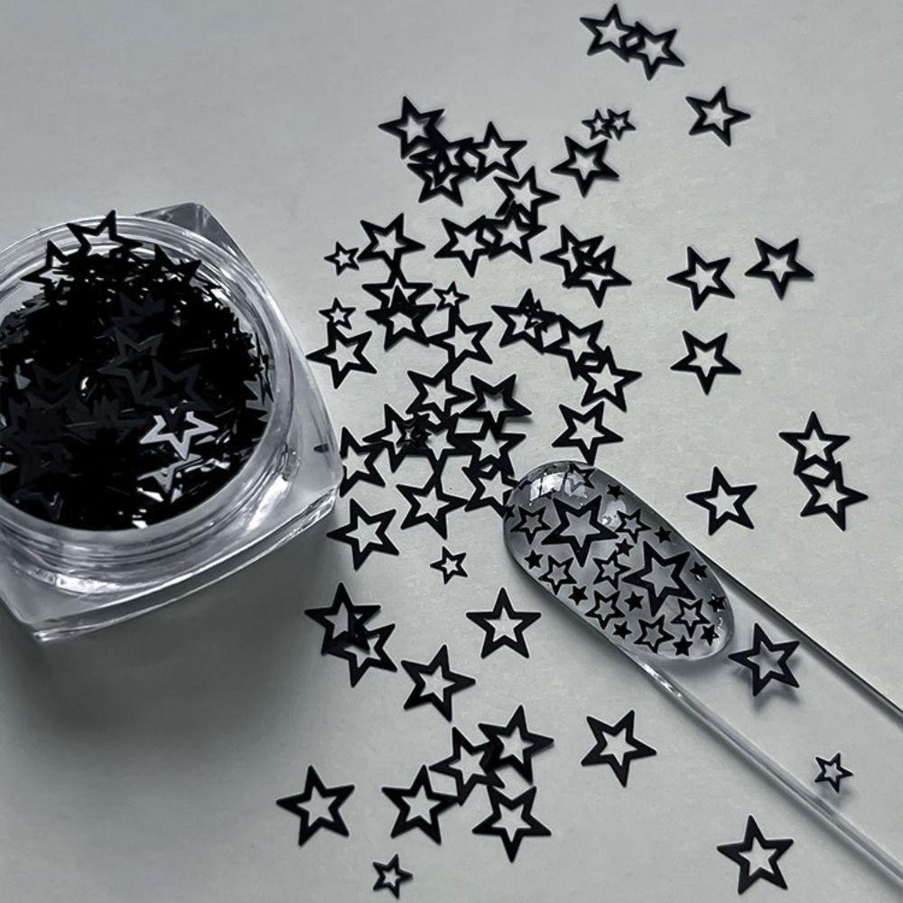 DIY Five-pointed Star Glitter Nail Charms Colorful Sequins Nail Decorations  Nail Salon