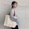 New Canvas Bag Female Single Shoulder Simple Large Capacity Bag Summer