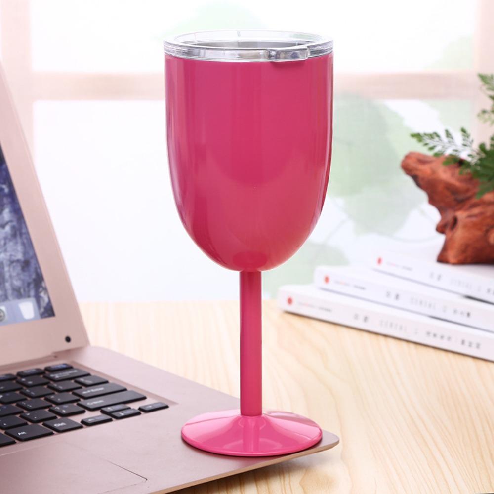 with Lid Wine Cup Double Walled Cocktail Mug Quality Red Wine Cup
