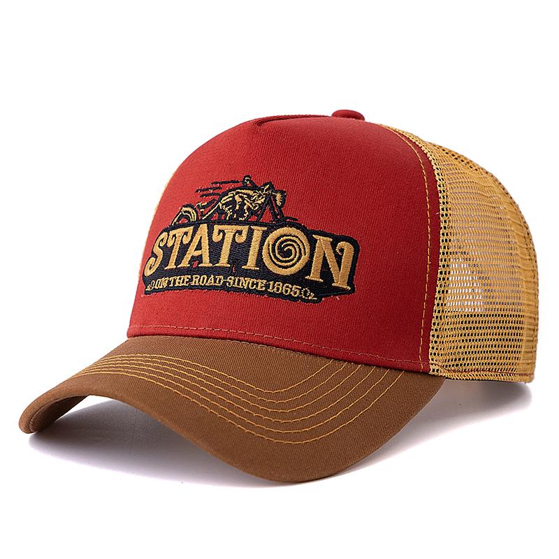 

Горячая Распродажа Унисекс Сетчатая Кепка Тракер Летняя Дышащая Кепка Вышивка Уличная Одежда Спортивная Бейсболка 56cm-60cm