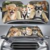 1Pcs Playful Design Car Windshield Sun Shade For SUV, Easy Installation Shade, With 4 Free Suction Cups