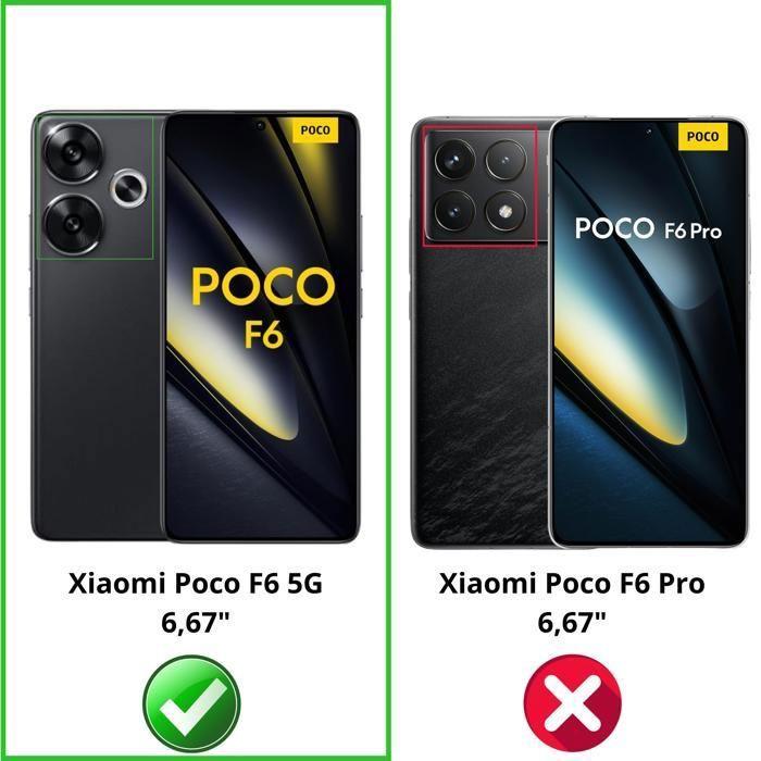 Film Vitre Protection Ecran - Phonillico - Xiaomi Poco F6 5G - Pack de 2 - Verre Trempé - Résistant aux rayures
