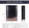 LTG Mini Wallet, Short Wallet, Bifold Wallet, Men's and Women's Wallet, 7987558, Gift, Father's Day, Mother's Day, Small Gift, Birthday Gift (Brown)