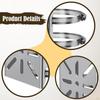 Vertical Pole Mount for Security Camera Accessory Wall Lights with 3 Loops