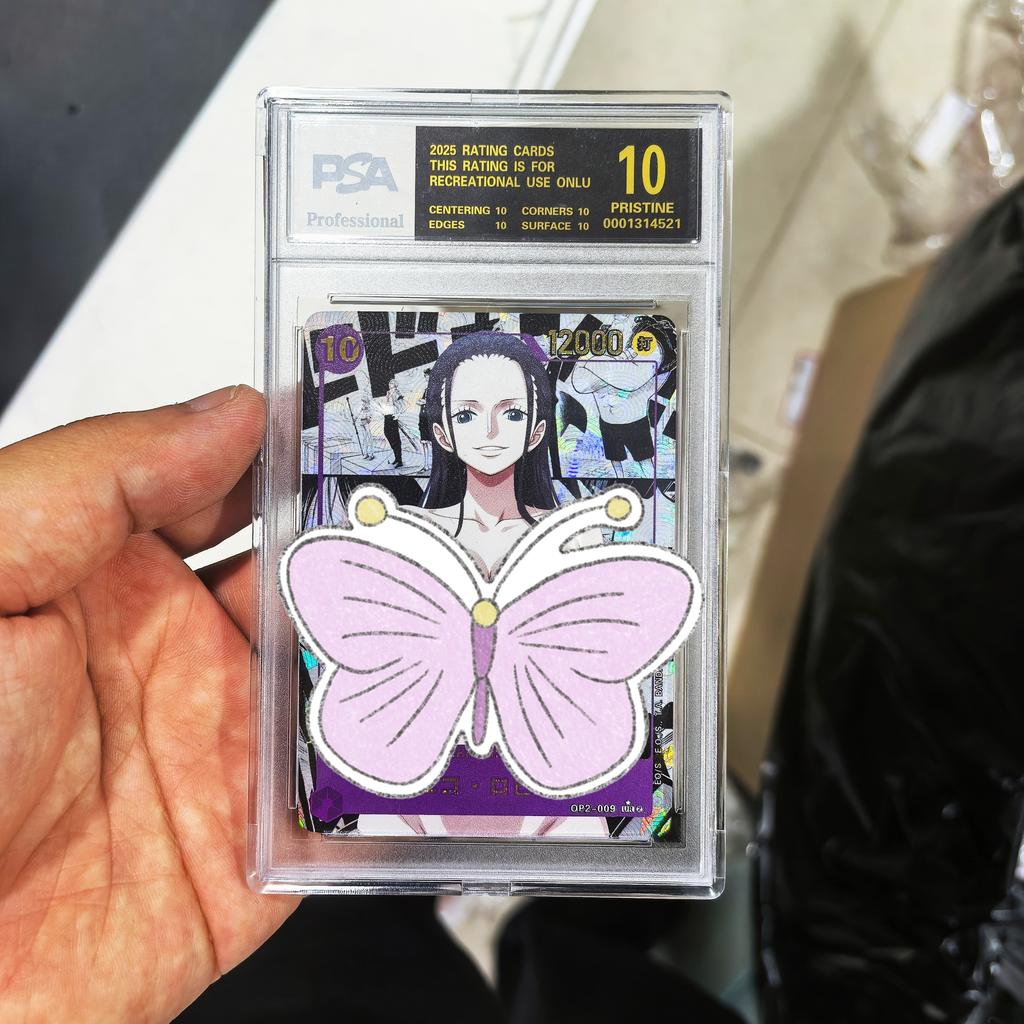 DIY One Piece Self Control Collect Signature Trading Flash Card Anime Cartoon Gift OPGC PSA10 Collectible