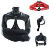 Manyjoy PU Leather Straight Jacket Top Women's Open Breast Jacket Straight Body Arm Binder Harness  Role Play Costumes