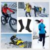 Temperature Control Electric Heated Socks Washable Winter Warm Stockings  Women