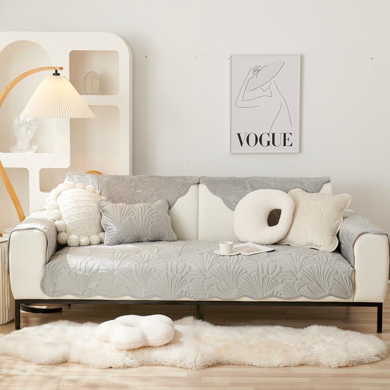 

1 шт. Подушка для дивана в гостиную, всесезонная, универсальная, противоскользящая, кристально-бархатная, утолщенная, чехол для дивана 1seater 70x70cm