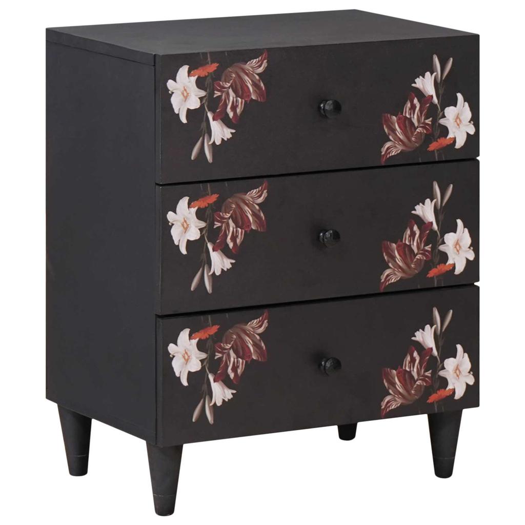 Nightstand Multicolor 50 x 33 x 60 cm Solid Mango Wood