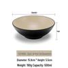 Large Frosted Melamine Ramen Bowl - Japanese-Style Restaurant Noodle Bowl for Mala Tang, Luosifen, Soup, and Rice Noodles