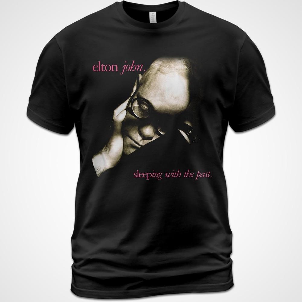 Cotton T-shirt Sleeping with the Past Elton John Music Shirt Healing Hands Unisex T-Shirt XL