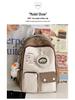 Japanese & Korean Style Large Capacity Color Block Backpack for High & Middle School Girls