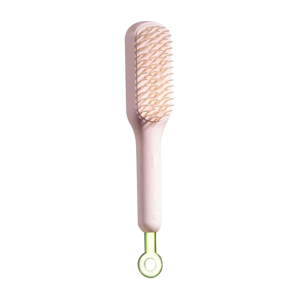 Automatic Cleaning Telescopic Comb, One-pull Lifting Retractable Comb, Easy Clean Retractable -Static Massage Comb
