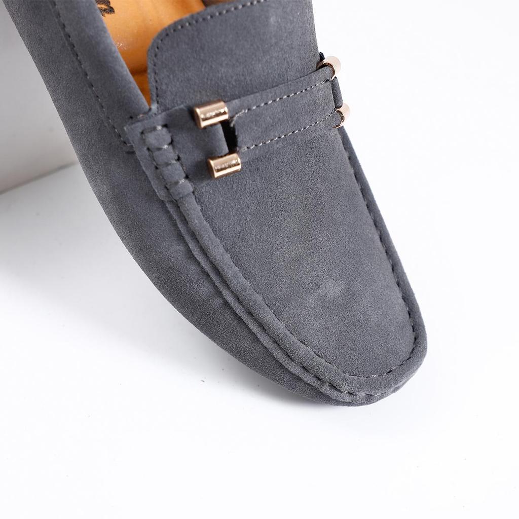 Leichte Herren-Loafer, lässige Lederschuhe zum Reinschlüpfen, klassische, bequeme Herren-Fahrschuhe, Mokassins