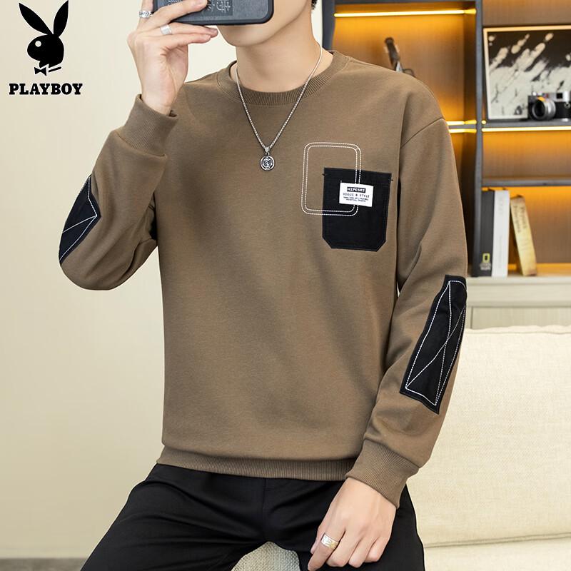

PLAYBOY Мужская повседневная толстовка с длинным рукавом XL