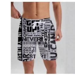 Men's Beach Shorts, Hawaiian Fashion, Summer Bathroom Shorts, Men's Beach Clothing