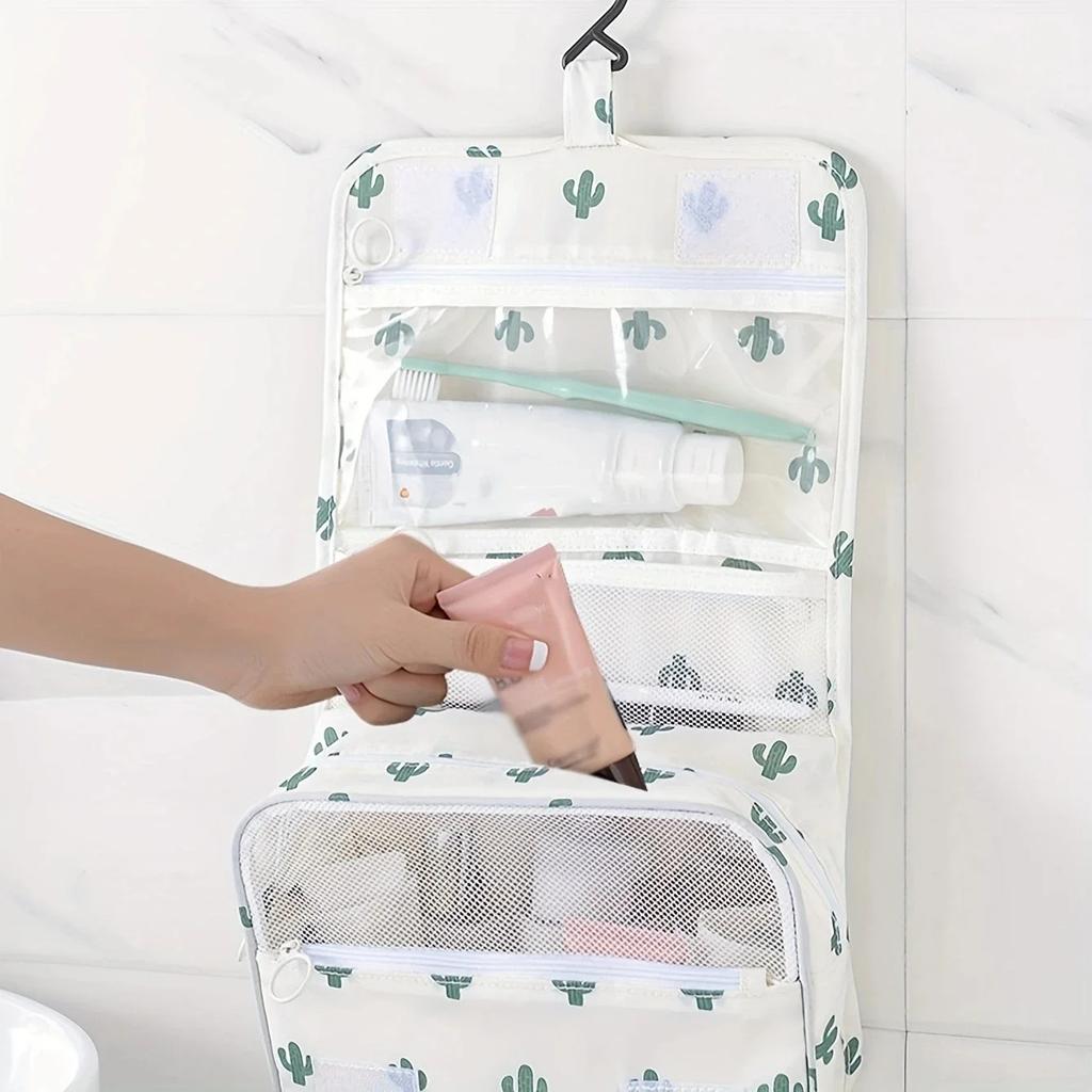 Muži Ženy Koupelnová taštička Závěsné Cestovní úložné tašky Vodotěsná Kosmetická taštička Osobní taštičky na make-up Mycí organizér