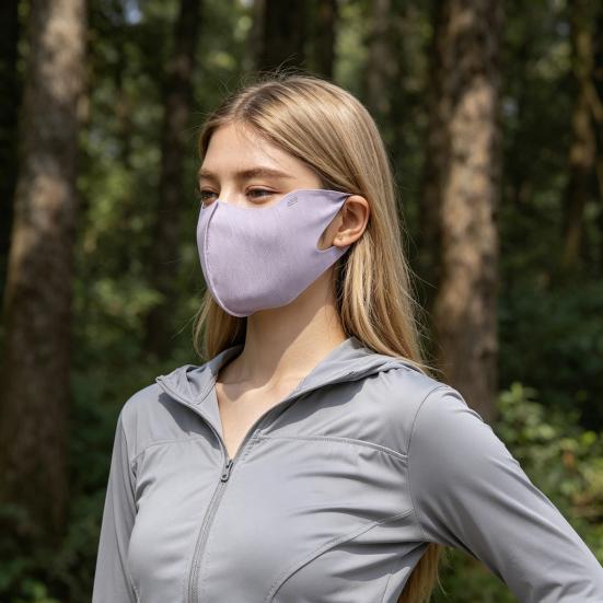 Three-dimensional Face Guard, Windproof Slimming Version Face Guard with 3D Eye Corner Protection, Moisturizing Fabric Hyaluronic Acid Sun Protection