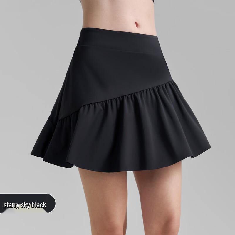 WEZHO Women s High-Waisted Ruffled Athletic Skort