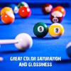 52.5mm Adult Billiard Ball Pool Ball Set Full Size American Standard Billiard Ball Set 16 Ball Durable Synthetic Resin Pool Ball