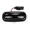 Luz indicadora de señal de giro LED dinámica de barrido lateral, luz indicadora de repetición para Discovery 2 99-04 Freelander Defender XGB000030