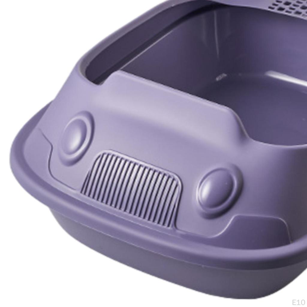 Litter Box with Ergonomic Design for Indoor Pets