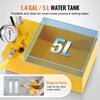 Hydrostatic Test Pump, Max 25 bar/362 PSI, Single Valve Hydraulic Manual Water Pressure Tester Kit with Gauge 5L Water Tank, 1 m Hose with 1.27 cm