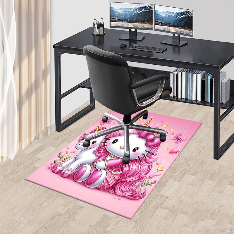 1pc Hello Kitty unicorn Carpet Office Rug Outdoor Mat Home Decor Area Carpet Festival Gift