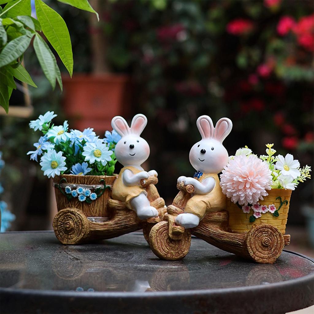 Creative Flower Pots, Courtyard Balcony Decorations, Creative Resin Crafts Ornaments, Outdoor Garden Decorations