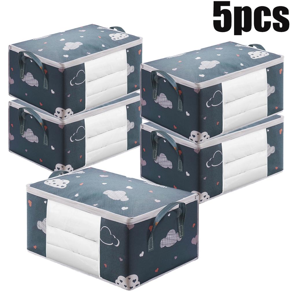 Multi-Purpose Storage Bag Reinforced Handles for Packing Clothes Blankets and Bedding During Moving Home Compact Space Saver