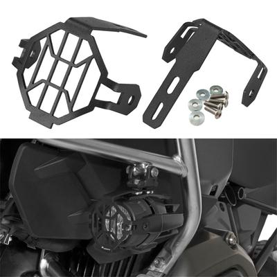 Neues 2-teiliges schwarzes Aluminium-Motorrad-ATV-Nebelscheinwerfer-Abdeckungen für BMW R1200GS F800GS ADV