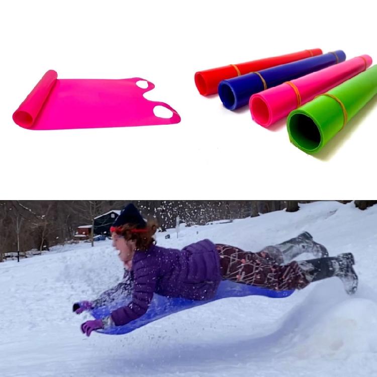 Lightweight Roll Up Slider Kids Adults Durable Speed Snow Sledding Snow Carpet