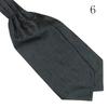 Men's Classic Colorful Silky Satin Wedding Banquet Necktie Cravat Ascot Tie
