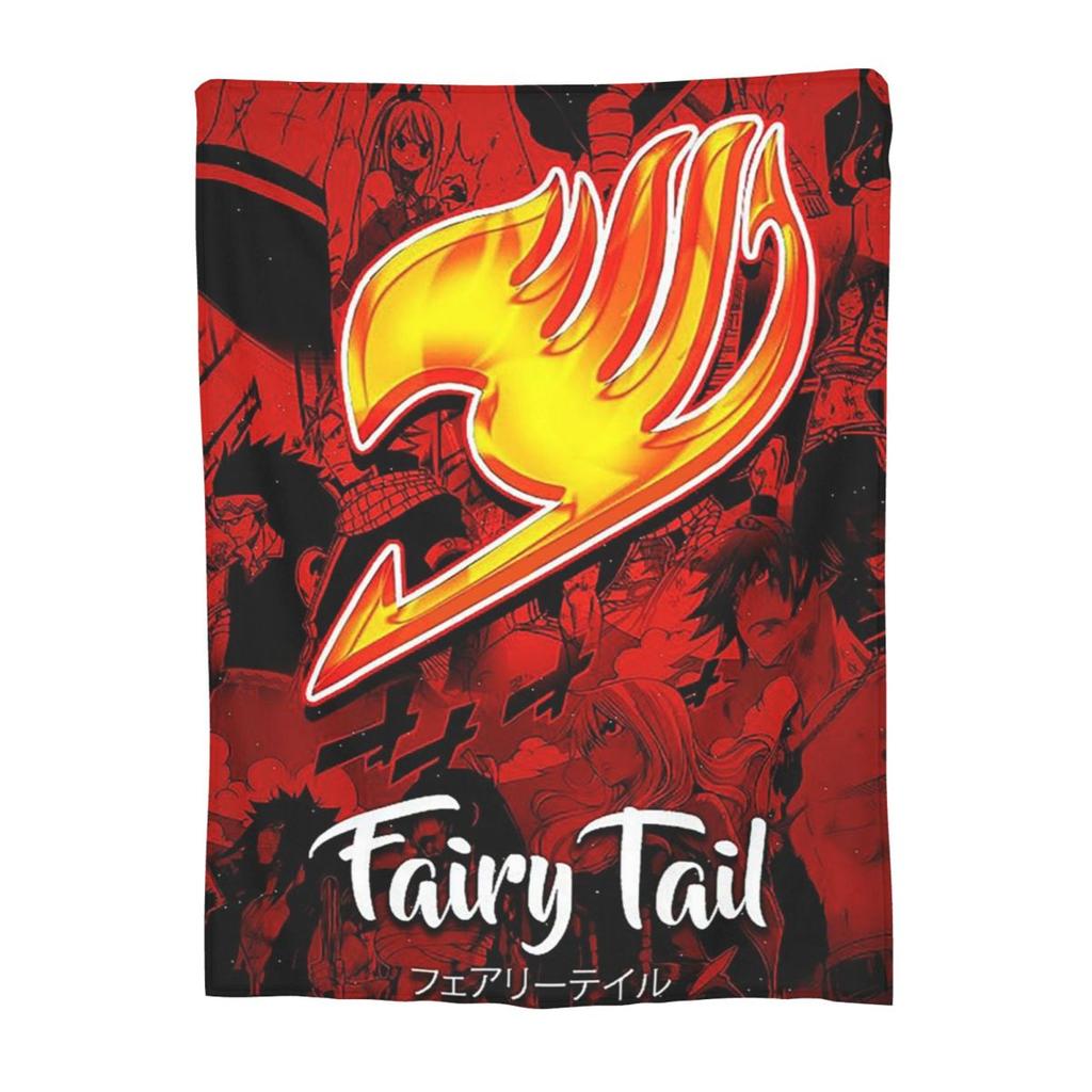 Fairy Tail Blanket Soft Warm Flannel Throw Blanket Bedspread for Bed Living room Picnic Travel Home Sofa
