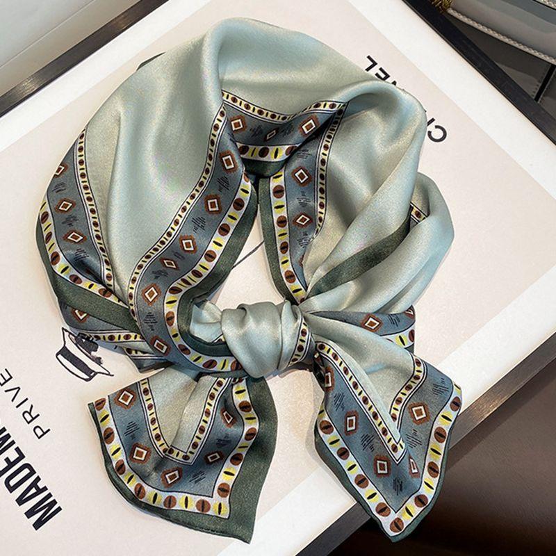 Wiosenny Jedwabny Szal Damski Wiosenny i Jesienny Streamer Kokarda Poczucie Designu Nisza Temperament Krawat