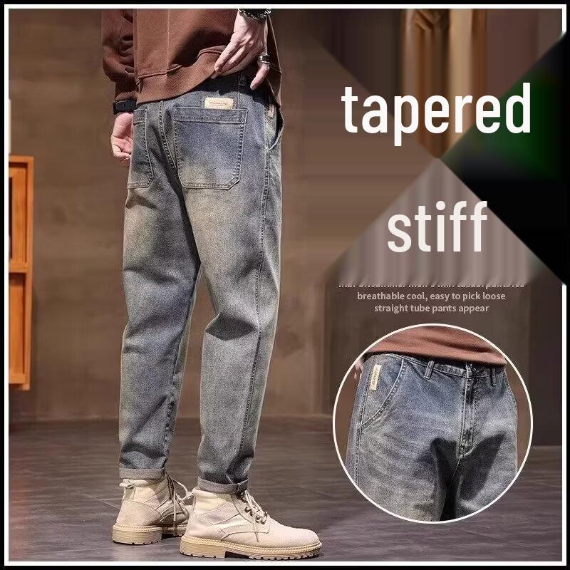 

Pierre Cardin 2025 Autumn Men s Loose Straight Casual Jeans 34